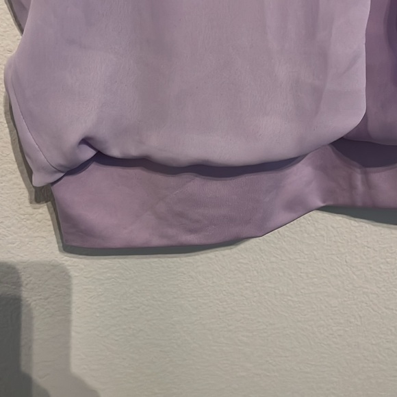 Lavender womens plus size blouse - Picture 3 of 4